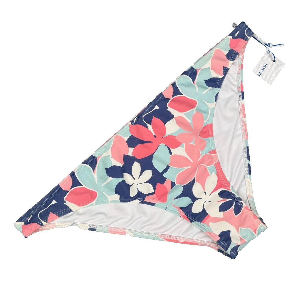 Southern Tide Bikini Bottom Womens XL Pink Petal Print Swim Beach NWT Style 8909